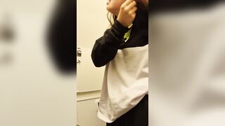TRICKLING PU$$Y JUICES on an AIRPLANE WASHROOM :)