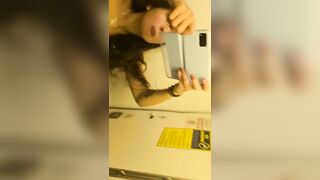 TRICKLING PU$$Y JUICES on an AIRPLANE WASHROOM :)