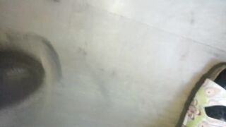 Worn-out Birkenstock shoes