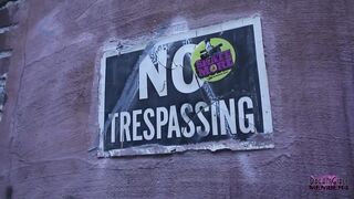 Shy waitress gets nude at a construction web page