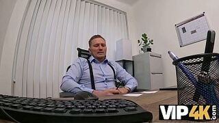 VIP4K. Sex on the Office is the way to get a Loan approved