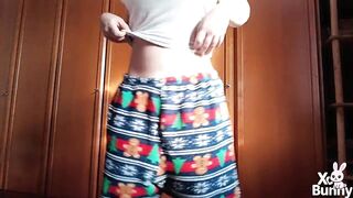 Walking and farting in pajamas