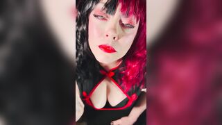 Miss Tina Snua Would Love To Smoke With U - Smokin' A Cork cigarette With Match Light Up