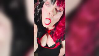 Miss Tina Snua Would Love To Smoke With U - Smokin' A Cork cigarette With Match Light Up