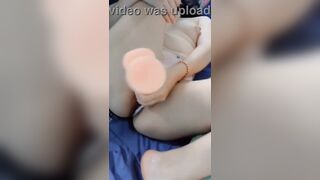 I'M HOME ALONE AND I TOUCH MYSELF, I SET IN THE SEXTOY