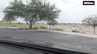 Tess Thompson Loses Control Of Her Bang Gap