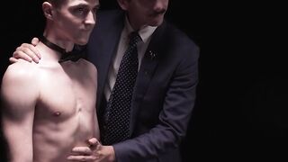 Handsome homosexual barefucked his lusty slavemaster from behind