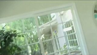 Previous to taking off her belt, that's buried in her bubble booty crack, that babe bows over and...