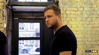 RIM4K. Russian honey is married but it doesnt stop her from licking hunk rectal hole