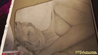 DTFsluts - Redhead teen Ashlyn Molloy shower sex