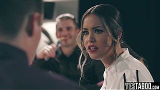 Lascivious large shlong chap freezes time and screws large bazookas Latin chick mother I'd like to fuck in public