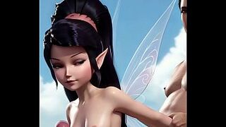 Angry Fairy Oral Bite Ramrod and Suck Balls Whilst Drooling and Cum Leaking [AI]