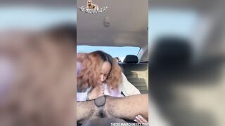 BREED ME BABY! - Ardent Backseat BBC Riding Ends In Unfathomable Creampie