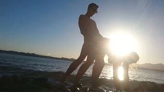 Wife Drilled at the Beach whilst Being Watched