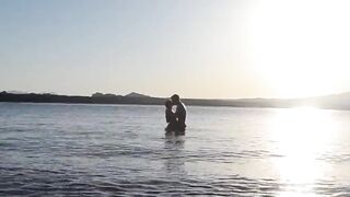 Wife Drilled at the Beach whilst Being Watched