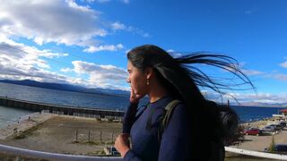 This youthful backpacker in Bariloche needs YOUR aid