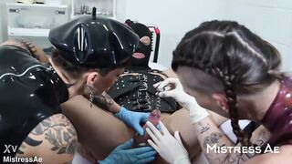 MistressAe & Lady Valeska: Medical Scrutiny - Urethral Sounding & CBT