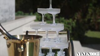 VIXEN Nice-looking Small Besties Molly Little & Xxlayna Marie Have Wicked Secret Three-some