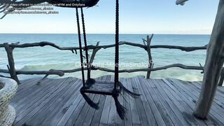 VLOG TULUM - Risky bang on the terrace of my hotel room