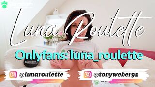 POV morning sex with my sexy stepsister with large melons, cowgirl and giant facial spunk flow