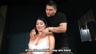 Stepson tries out his stepfather's fresh girlfriend and ends up joining in - A great 3some