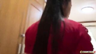 Johntronx - Curvy Amateur Oriental Gets Screwed Hard and Creampied