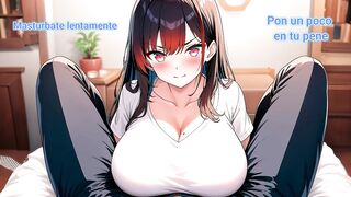 Spanish audio JOI CEI Comics - Make a yogurt and pursue my instructions.