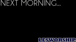 mother I'd like to fuck Comforts Her Teens In Lesbo 3some