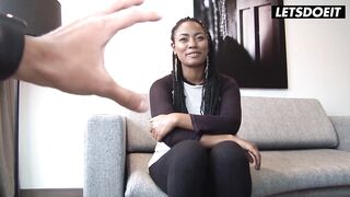 Black Female-dominant Picked Up For Steamy Sex with Interviewer - LATIN BABE mother I'd like to fuck