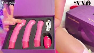Riding my newest toy to climax - I squirt - full review