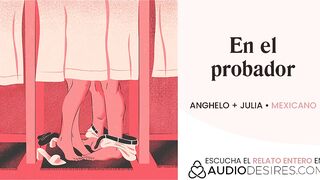 Casi nos pillan cogiendo en el probador [relatos para tocarme]