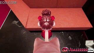 Asuka the Hentai Angel in CG Anime - Massive Breasts Titfuck in Brassiere, Have a fun a Free-Hands Blow job with Groaning, Deepthroat Concluding with a Spunk flow In Sweetheart Elect two