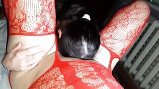 A student thanked her teachers with carpet munch