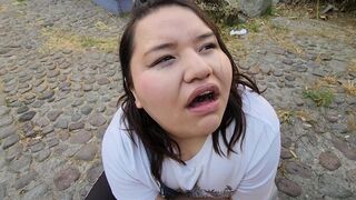 Gape my rectal hole with your ramrod and give me your cum and piddle to swallow it in public