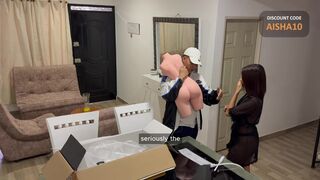 Super Hawt lalin girl Makes delivery Chap try a Monica Moments Doll and then her Butt - Aisha & Juan