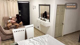 Super Hawt lalin girl Makes delivery Chap try a Monica Moments Doll and then her Butt - Aisha & Juan