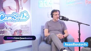 Cristina Vega LIVECAM LALIN GIRL model smashes her clit riding the Bang Machine on JuanBustosPodcast