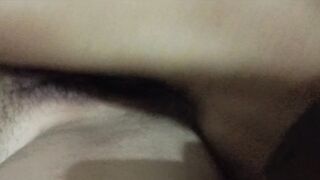 My ally ask me to fuck her and film her - POV missionary sex