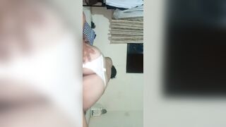 Eva follando con bragas, samael me penetra con su rica verga