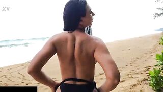 Sex with a stranger on a nudist beach: This babe stripped on the shore and asked me to rub sunscreen on her back—I gave her a oral and banged her doggystyle