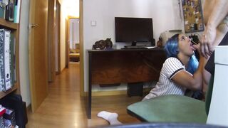 mi cuñada siempre esta dispuesta a llevarse una corrida en la cara (english subtituled )