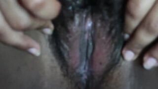 Wicked breasty cutie is fingering her wet snatch