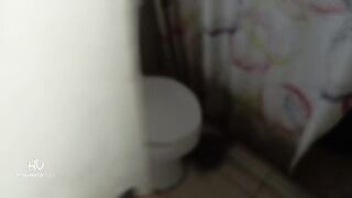 I showed my booty to my stepdad whilst cleaning