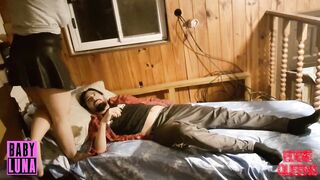 I bang the homeless chap who lived in the attic of the abandoned abode Ft Eddie Queens