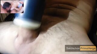 Verga Gorda Pajeandose con Movie y Weenie Sleeve