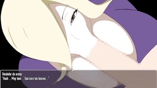 Delightful sword la rubia sexi que le gusta tener sexo con todo el mundo parte 1