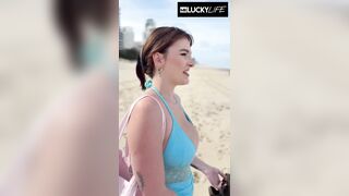Pleasing Beach Vibes With Breasty Chick Jade Harper
