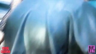 Breasty latin bangs her sugar dad on the balcony - Risky public sex