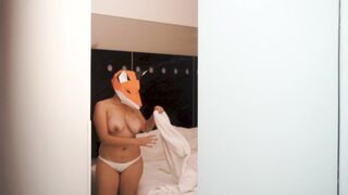 Terminando una escena con Sandy Roxxx