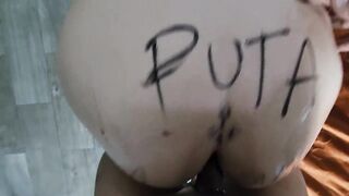 I'm an anal floozy, I desire my chap's schlong and arm inside my arsehole all the time